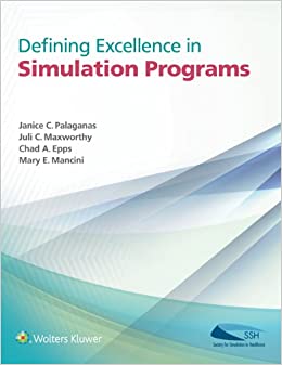 Book cover of Defining Excellence in Simulation Programs