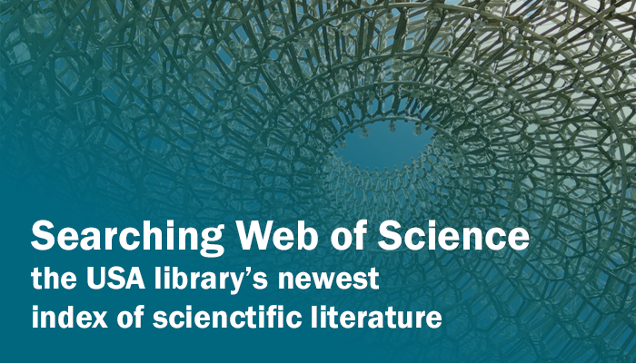 Searching Web of Science - the library's newest index of scientific literatrue