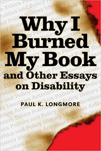 Why I Burned My Book
