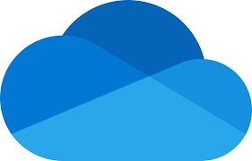 OneDrive logo - blue cloud