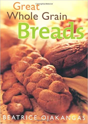 Whether its traditional Finnish rye, old-fashioned corn bread, scones, croissants, pretzels, or popovers, the perfect bread for any occasion can be found in this book, along with companionable advice for making it perfectly every time. Book cover of "Great Whole Grain Breads"