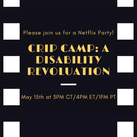 Netflix Party! Crip Camp: A Disability Revolution