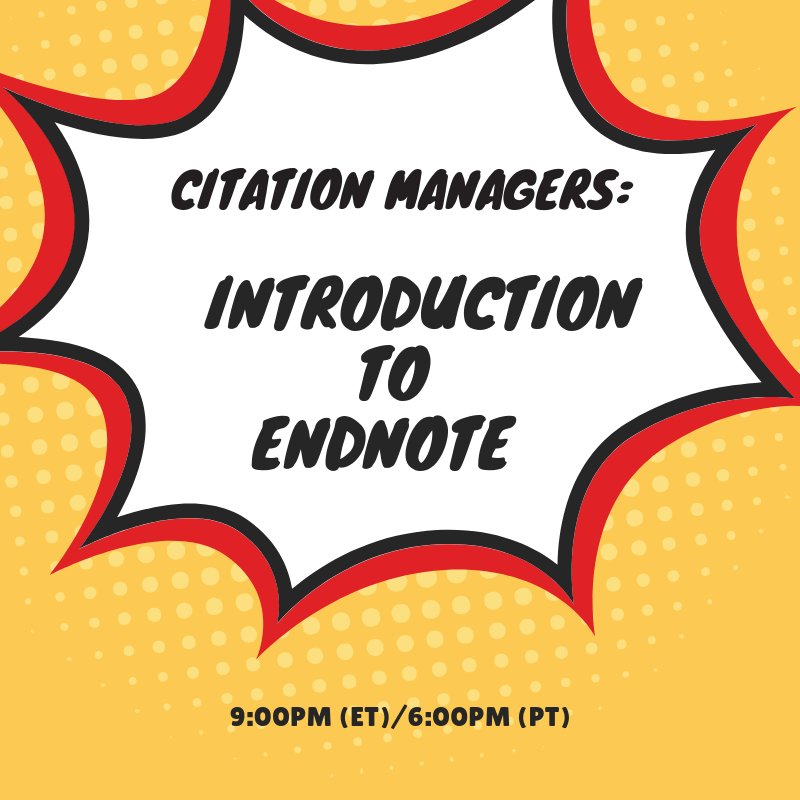 Citation Managers Introduction To Endnote University Of St Augustine Library